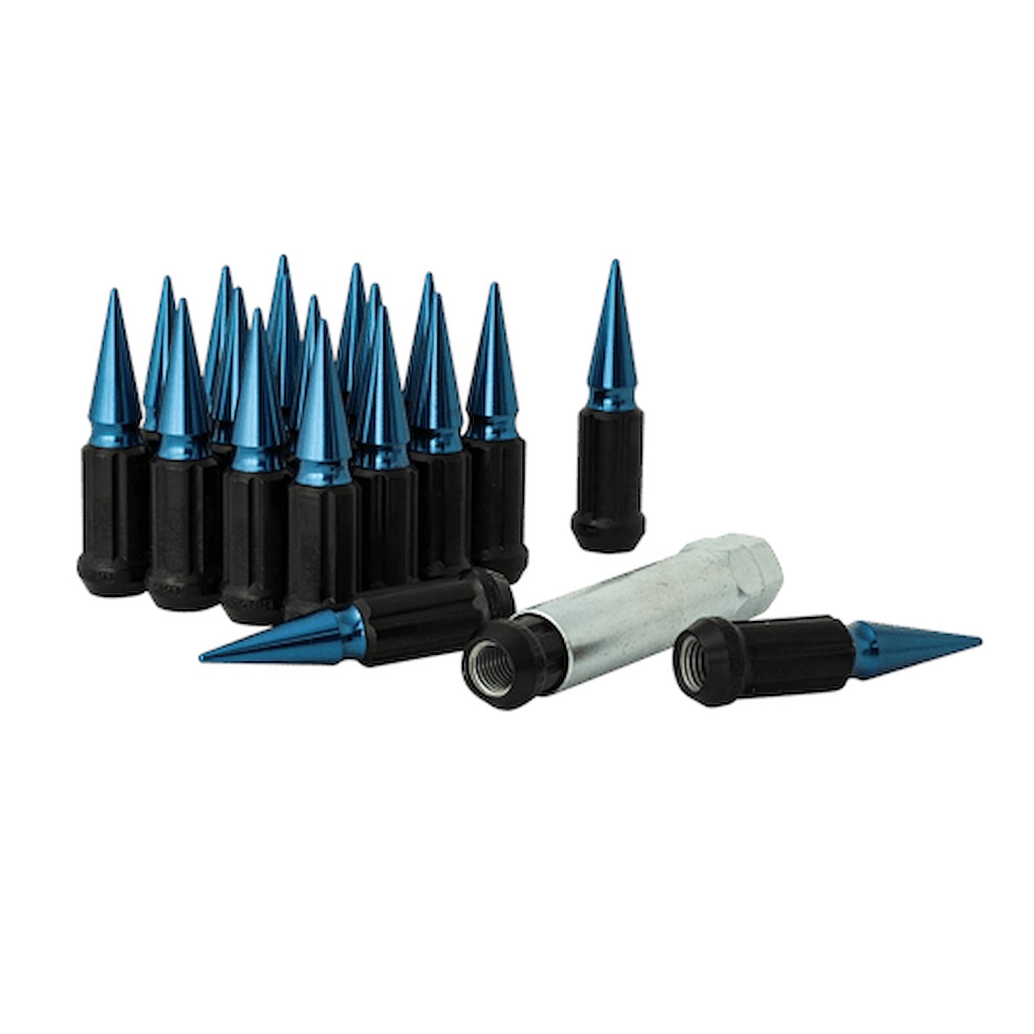 SSPK5-12150BL 5-Lug 12 mm x 1.50 Short Spike Kit, Blue