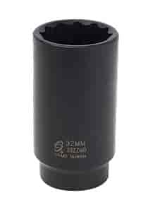 32mm 12-Point Deep Impact Socket 1/2" Drive