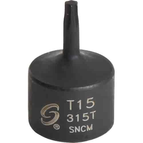 T15 Stubby Internal Star Impact Socket 3/8" Drive