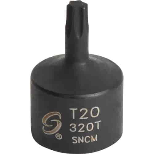T20 Stubby Internal Star Impact Socket 3/8" Drive