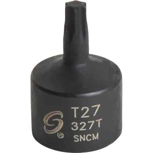 T27 Stubby Internal Star Impact Socket 3/8" Drive