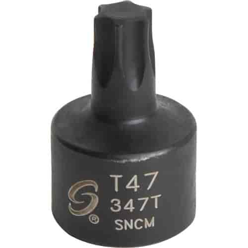 T47 Stubby Internal Star Impact Socket 3/8" Drive