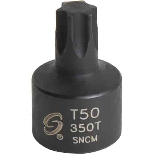 T50 Stubby Internal Star Impact Socket 3/8" Drive