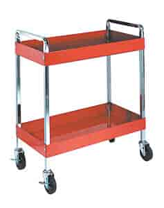 Multi-Purpose Service Cart Large, easy to maneuver 4" wheels-2 locking and 2 standard