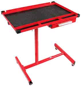 Heavy Duty Adjustable Work Table with Drawer New feature designed to house air tools