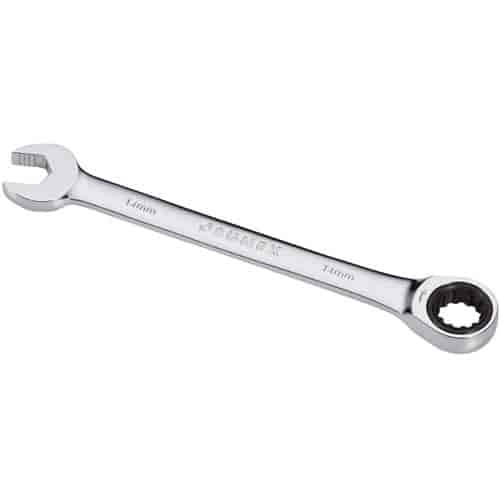 14mm V-Groove Combination Ratcheting Wrench