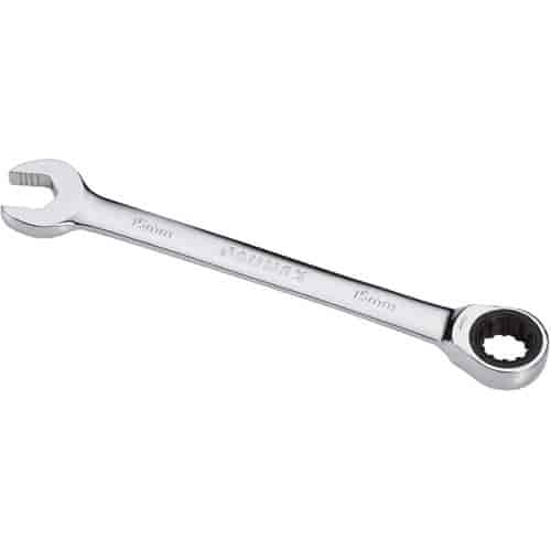 15mm V-Groove Combination Ratcheting Wrench