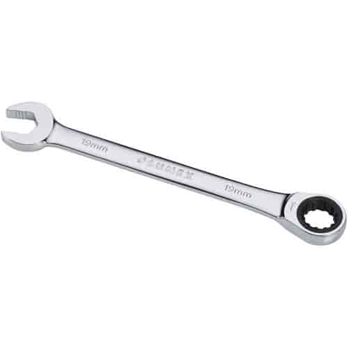 19mm V-Groove Combination Ratcheting Wrench
