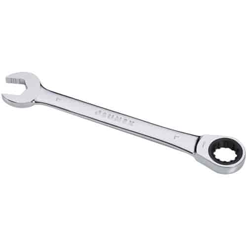 1" V-Groove Combination Ratcheting Wrench