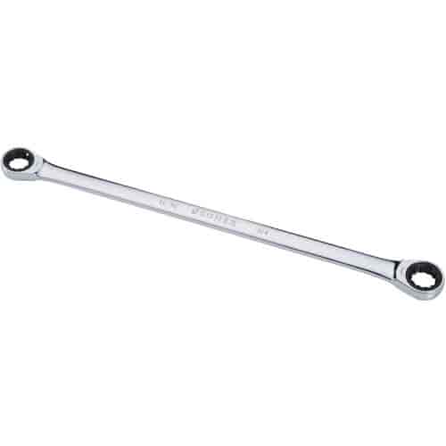 11/16" x 3/4" Extra Long Double Box Ratcheting Wrench