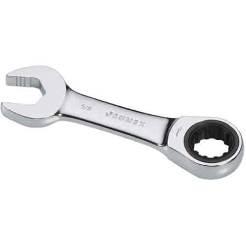 5/8" Stubby V-Groove Combination Ratcheting Wrench
