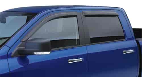 EGR DARK SMOKE Tape-On Window Visors are designed to promote fresh air circulation in the interior.