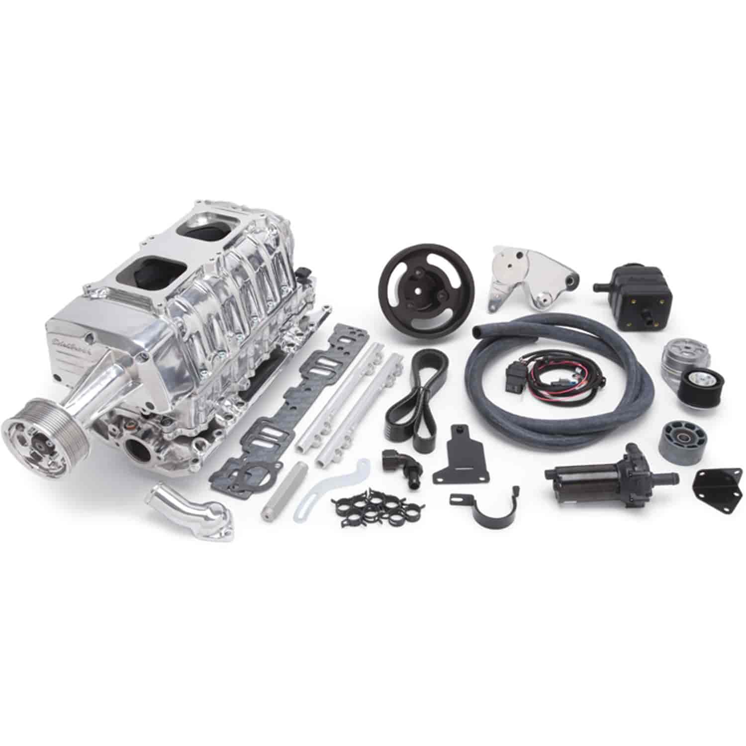 E-Force Enforcer RPM Complete EFI Polished Supercharger Kit for 1955-1986 Small Block Chevy