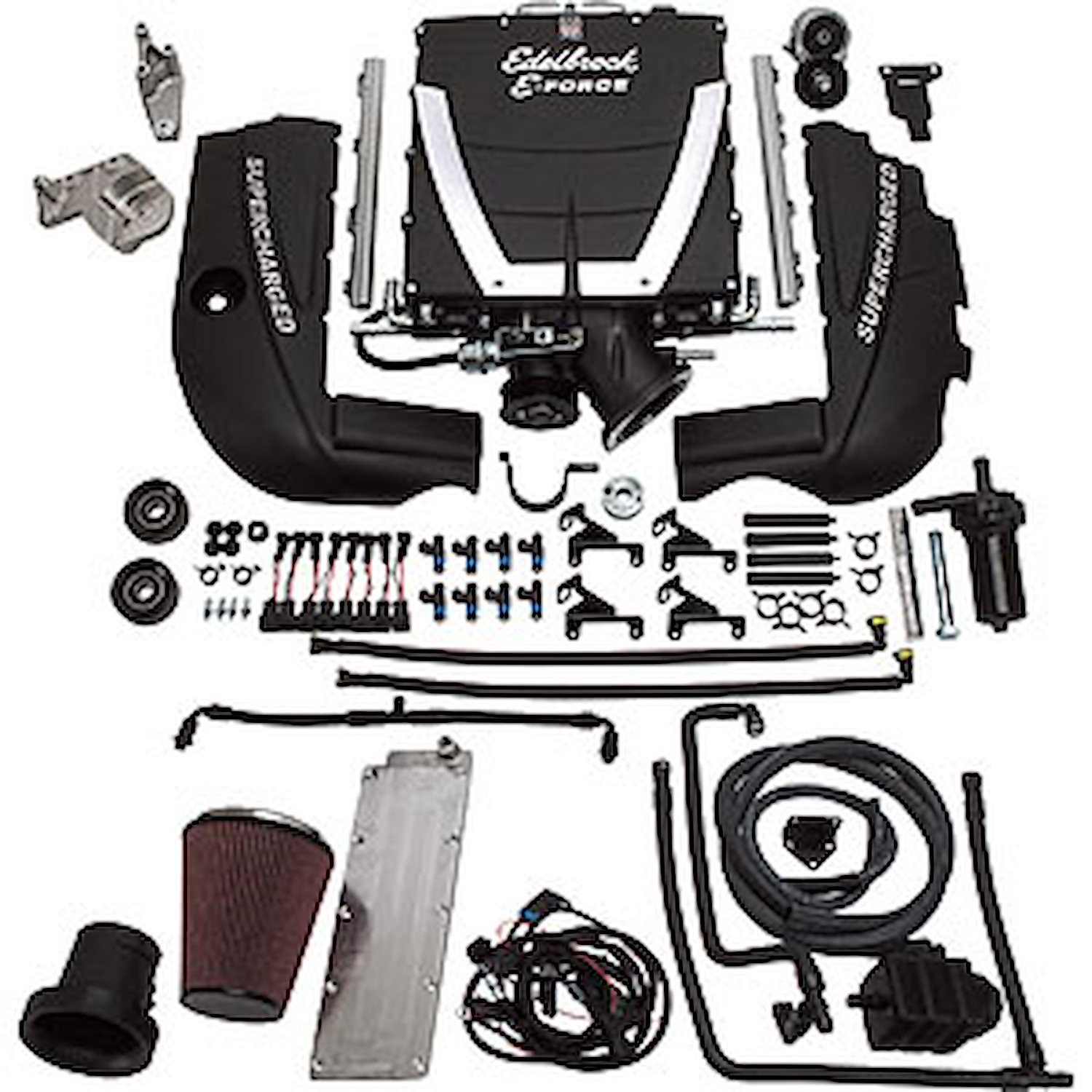 E-Force Universal Supercharger Kit for GM Gen IV LS3 Engine with Gen V Camaro Accessory Drives