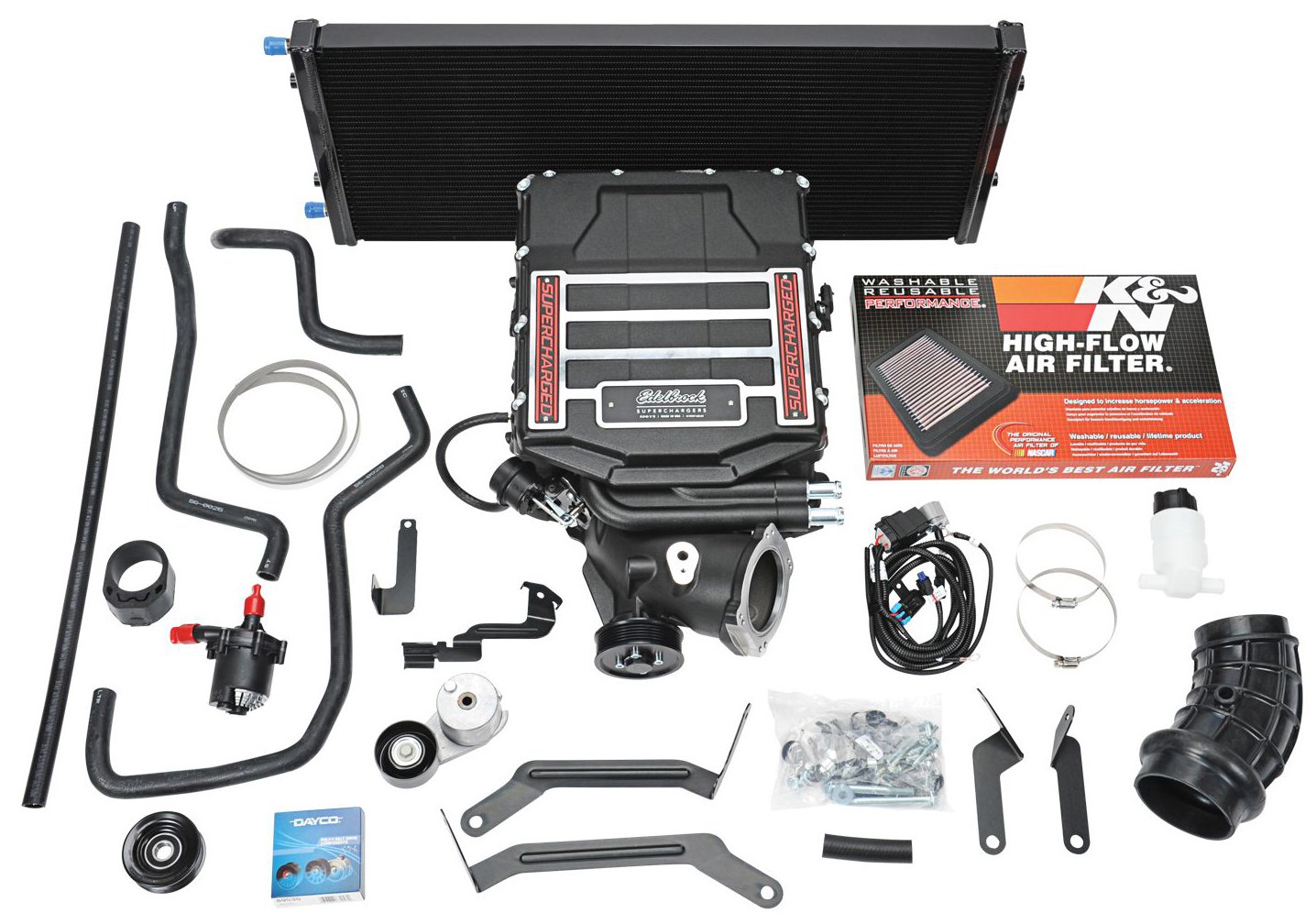 Stage-1 E-Force Supercharger Kit fits Select Late-Model GM Silverado/Sierra 1500 6.2L Pickup Truck, without Tuner