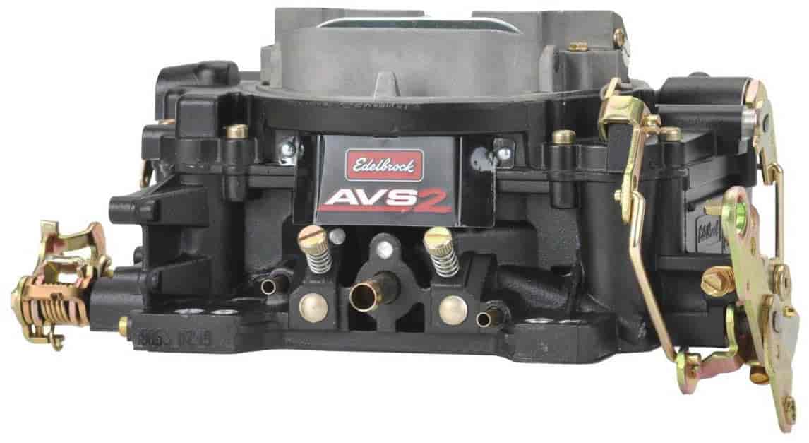 AVS2 Carburetor 650 CFM, Manual Choke - Black Powder-Coated Finish