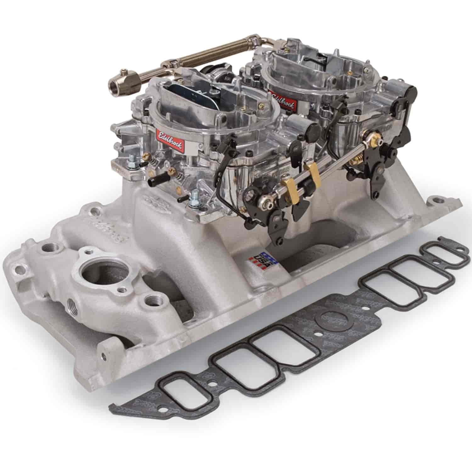 RPM Dual-Quad Manifold and Carburetor Kit for Big Block Chevy Rectangle Port