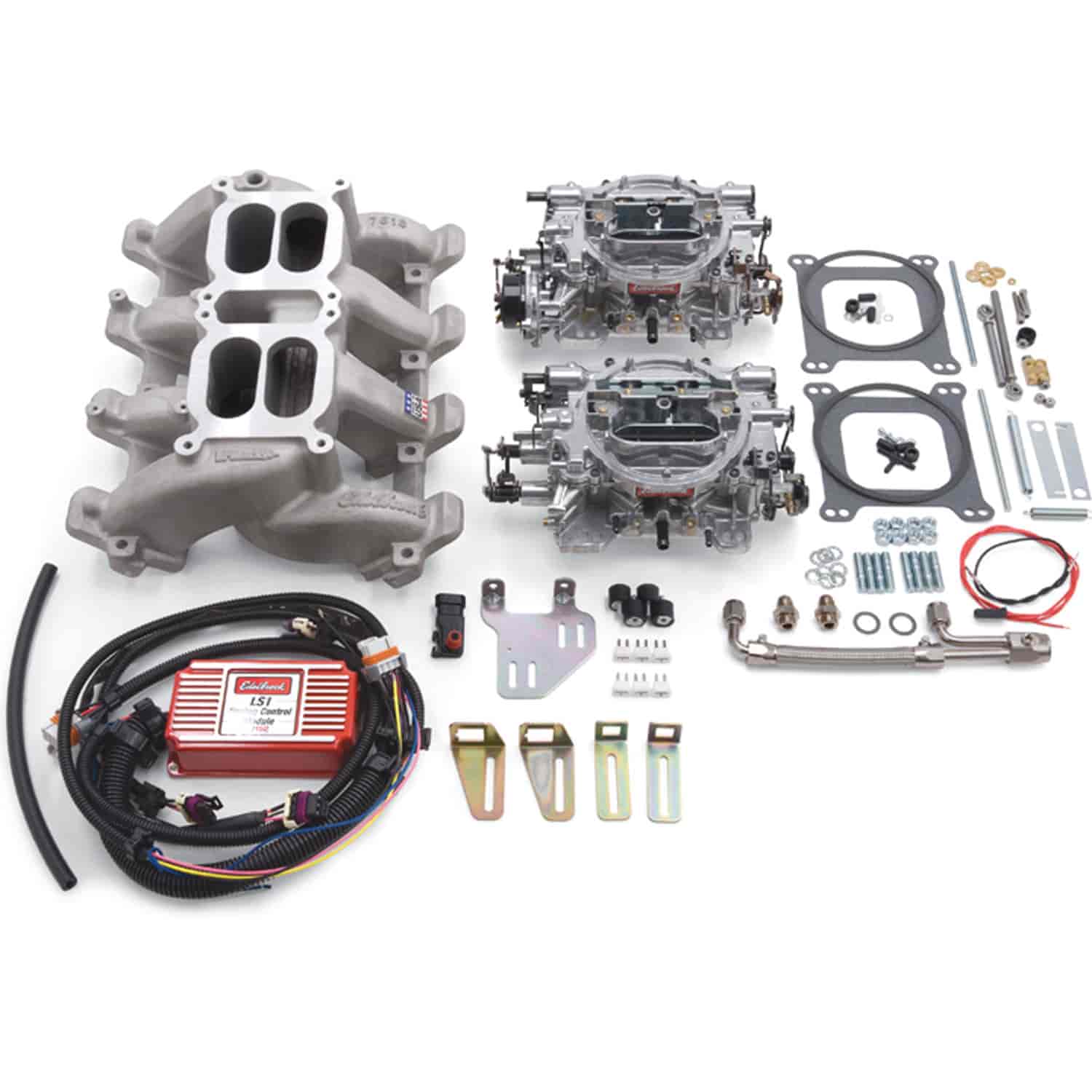 RPM Dual-Quad Manifold and Carburetor Kit for Chevy GEN III LS1