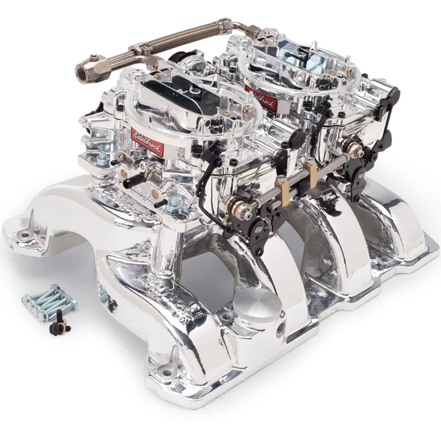 RPM Dual-Quad Manifold and CarbUuretor Kit for Chrysler 5.7L HEMI with Endurashine Finish