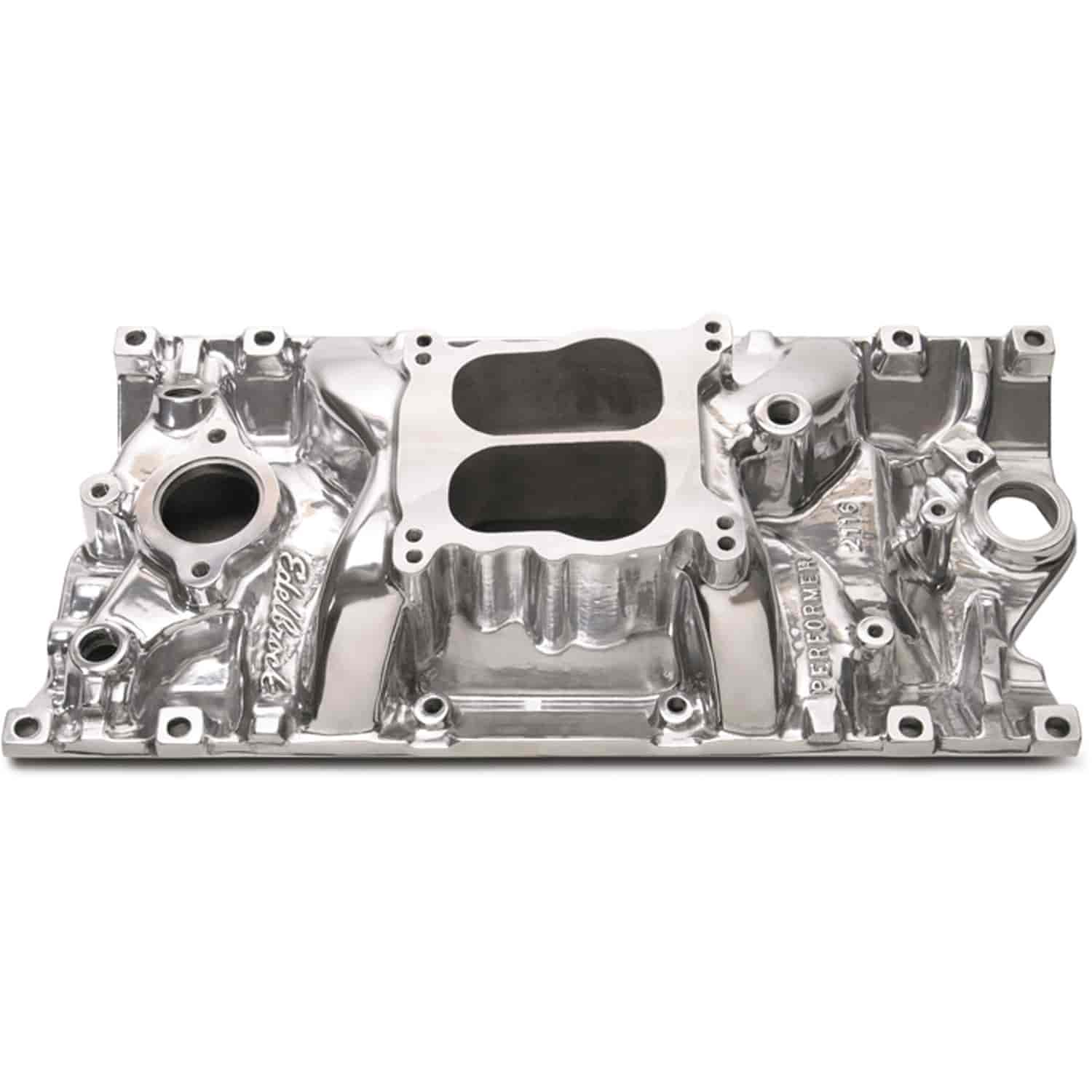 Performer Vortec Small Block Chevy Intake Manifold Polished