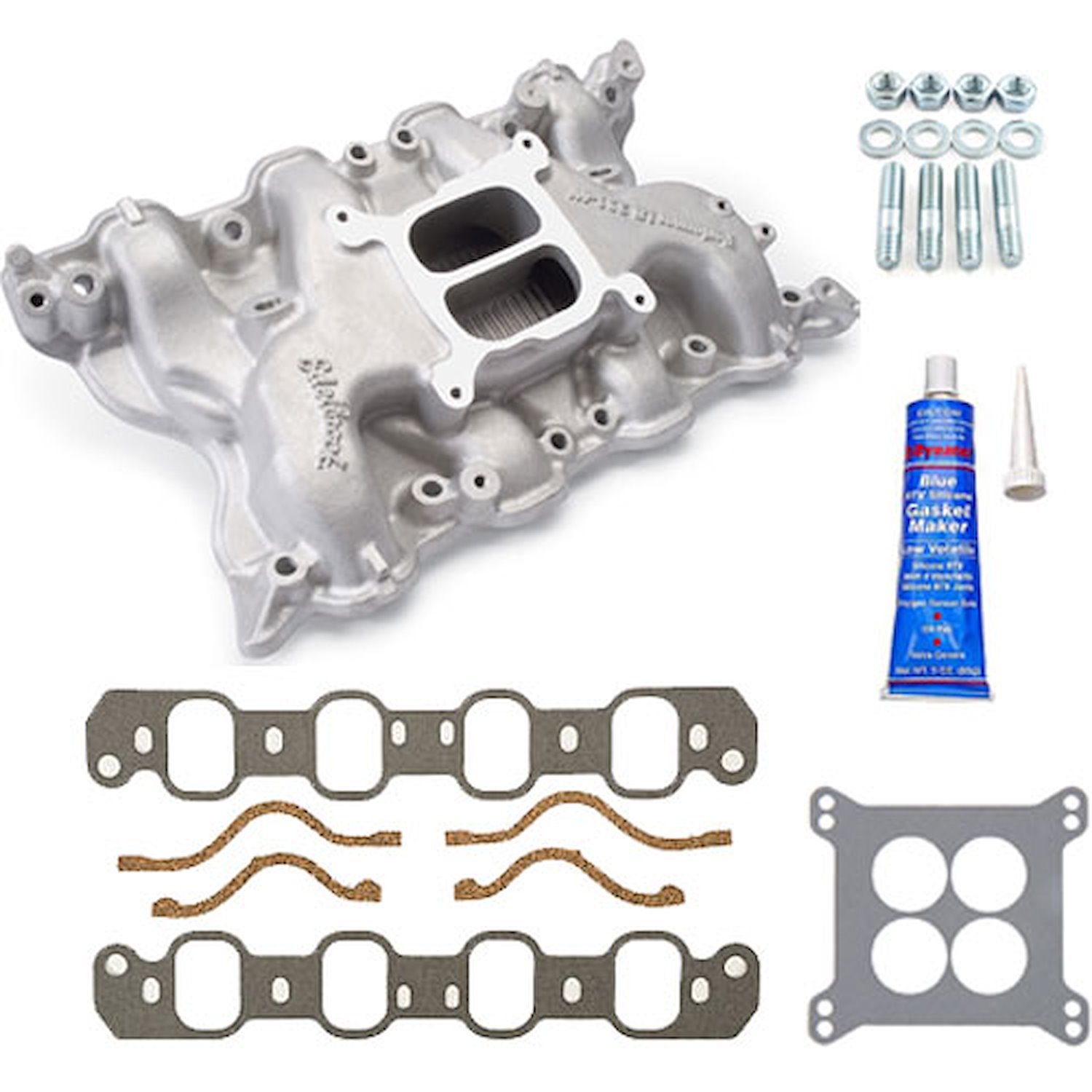 Performer 351-4V Ford 351c Intake Manifold with Installation Kit