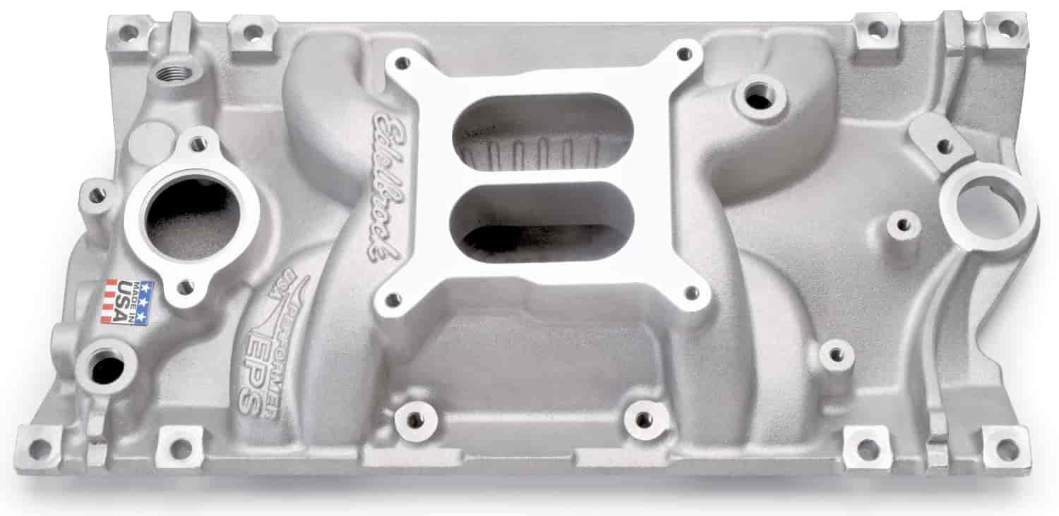 Performer EPS Vortec Polished Intake Manifold for Small Block Chevy
