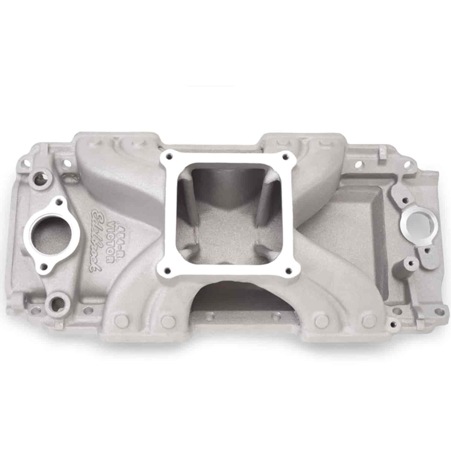 Victor 454-LO Intake Manifold Big Block Chevy with 1975-Earlier large oval port heads