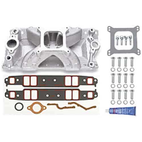 Super Victor CNC Intake Manifold with Installation Kit for Small Block Chevy