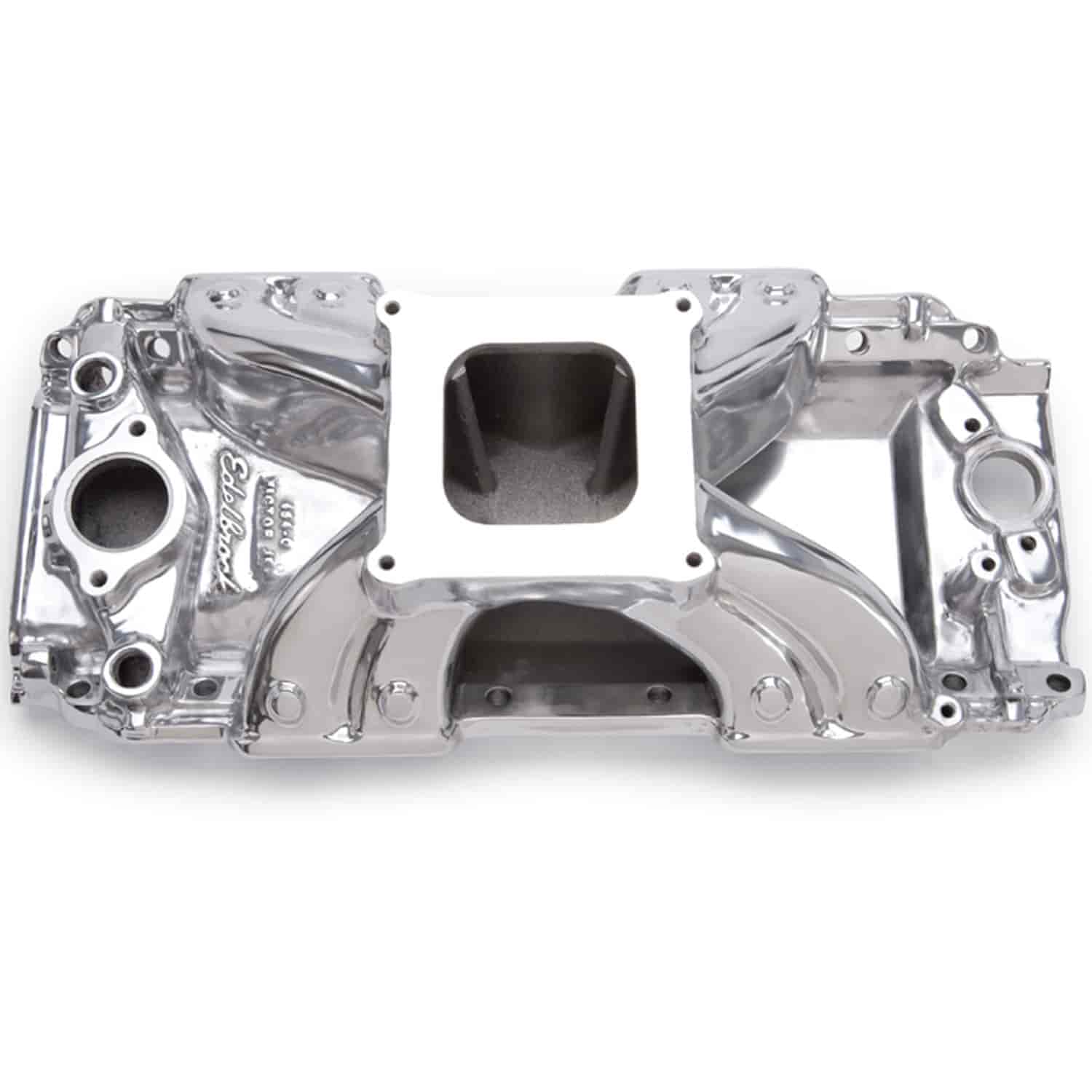 Victor Jr. 454-O Intake Manifold Big Block BB-Chevy with 1975-Earlier large oval port heads