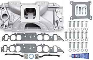 Victor Jr. 454-O Intake Manifold Kit Big Block Chevy with 1975-Earlier large oval port heads