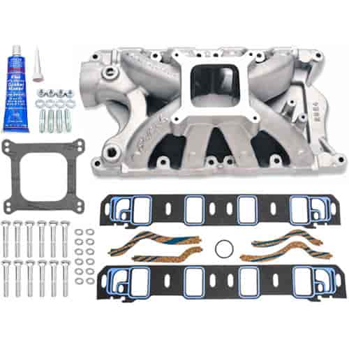 Super Victor 351w Ford Intake Manifold with Installation Kit