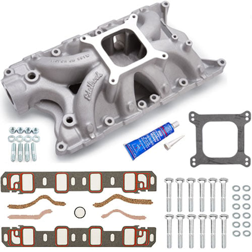 Victor Jr. 351W Ford Intake Manifold 9.5" Deck with Installation Kit