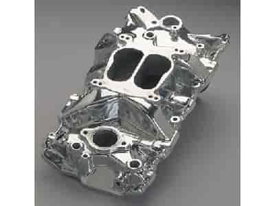 Performer EGR Polished Intake Manifold for Small Block Chevy