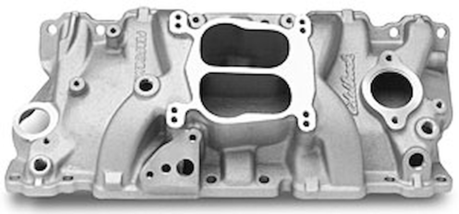 Performer Small Block Chevy EGR Intake Manifold for 1987-95 Cast Iron Heads