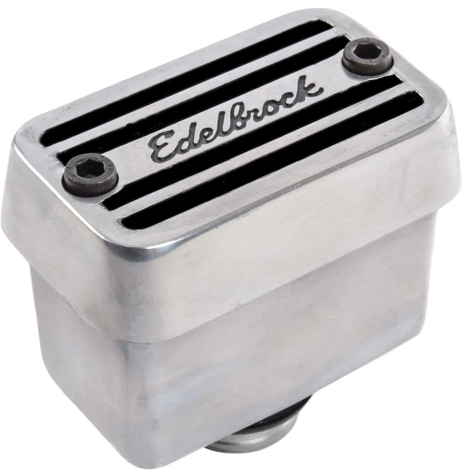 Elite Series Die Cast Aluminum Valve Cover Breather in Polished Finish