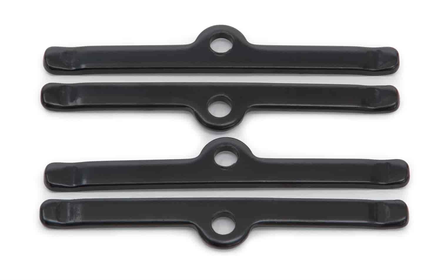 Hold-Down Tab Kit 1955-1986 Small Block Chevy, 5 in. Length - Black Finish