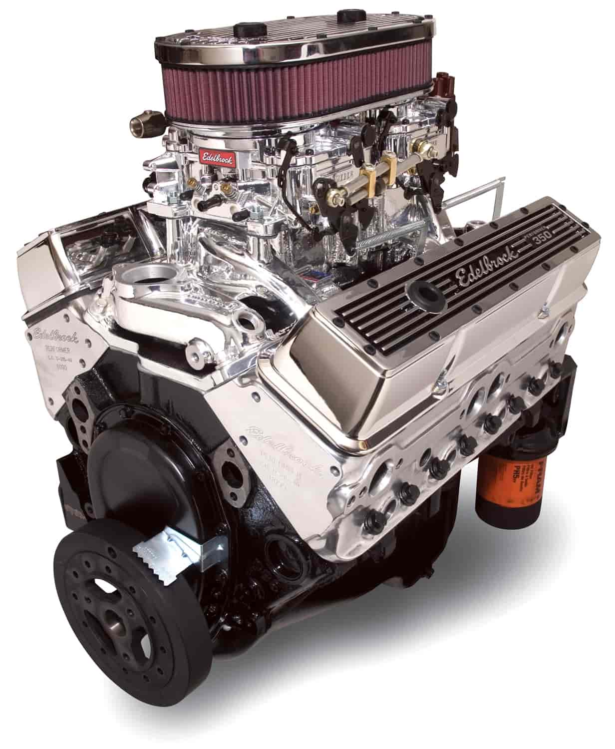 Performer Dual Quad SBC 350ci/315hp Crate Engine w/ RPM Air-Gap Manifold & Short Water Pump