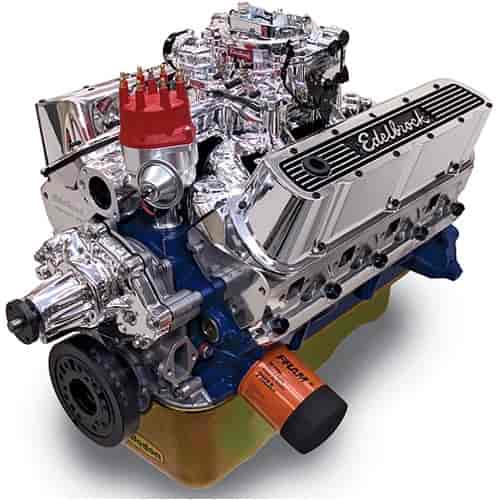 Performer RPM SB Ford 347ci Endurashine Crate Engine, Rear Sump Oil Pan