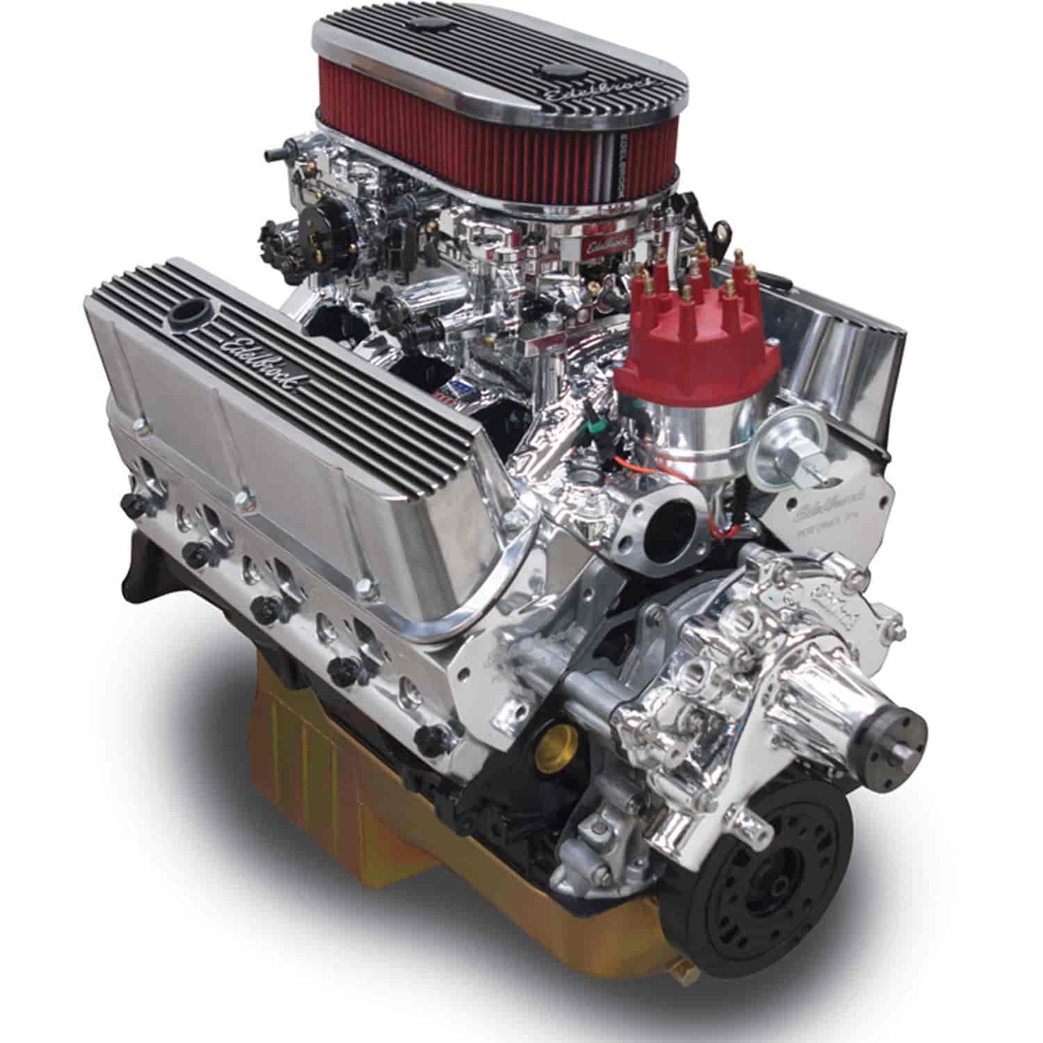Performer RPM Dual Quad SB Ford 347ci Crate Engine, Rear Sump Oil Pan