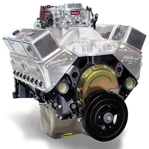 Performer RPM Small Block Chevy 350ci / 410hp Crate Engine, Satin Finish