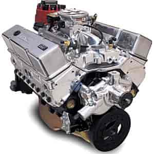 Performer RPM E-Tec Small Block Chevy 350ci / 440 hp Polished Crate Engine with RPM Air-Gap Intake & Pro-Flo 3 EFI