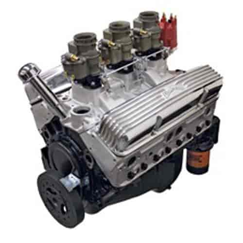 Performer 350ci / 310hp Engine C-357-B Manifold & Triple Edelbrock 94 Series Carburetors