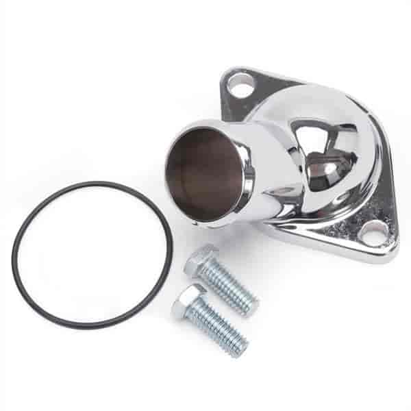 Polished Aluminum Thermostat Housing Chevy 4.6L V6 and Small/Big Block V8
