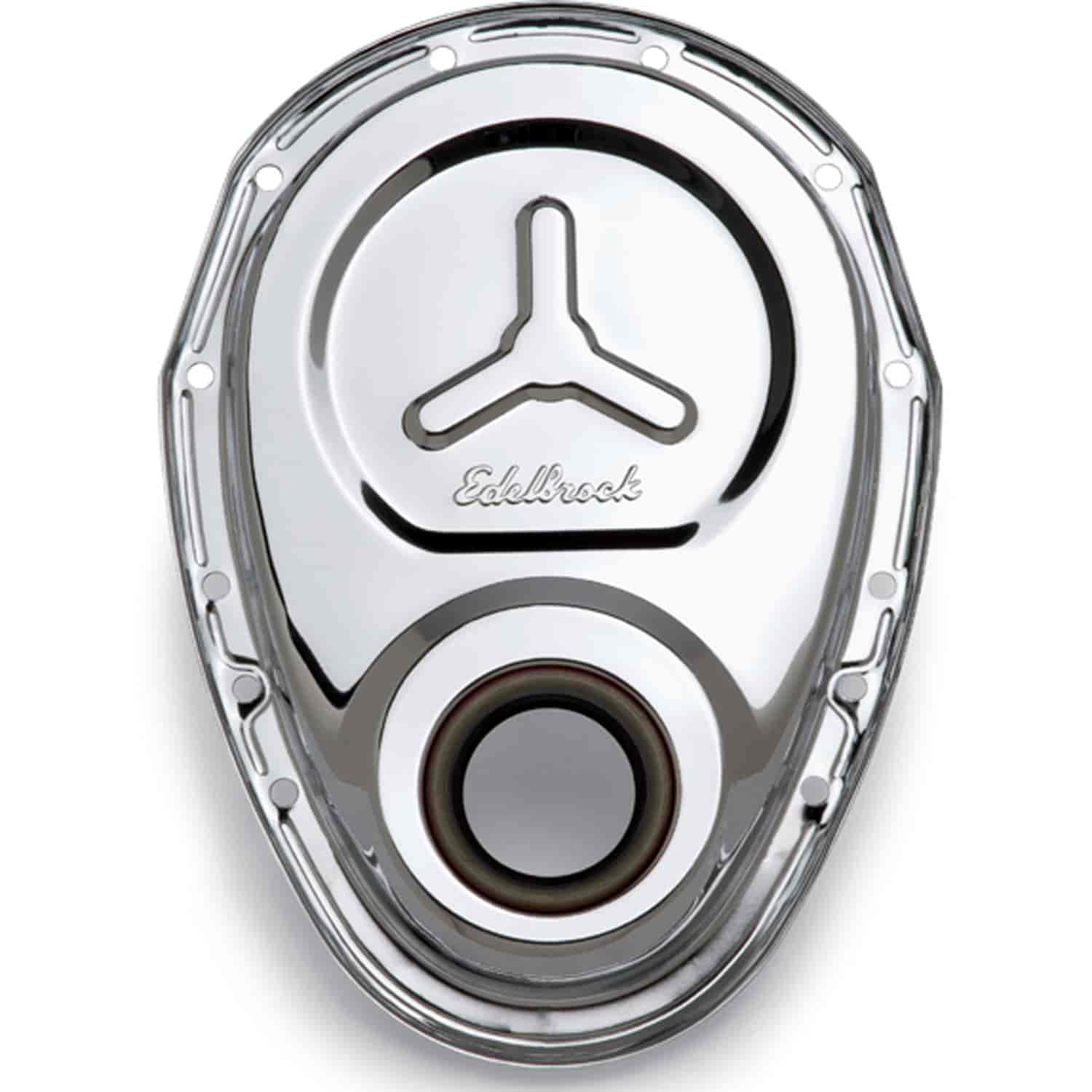 Chrome Timing Chain Cover for Small Block Chevy