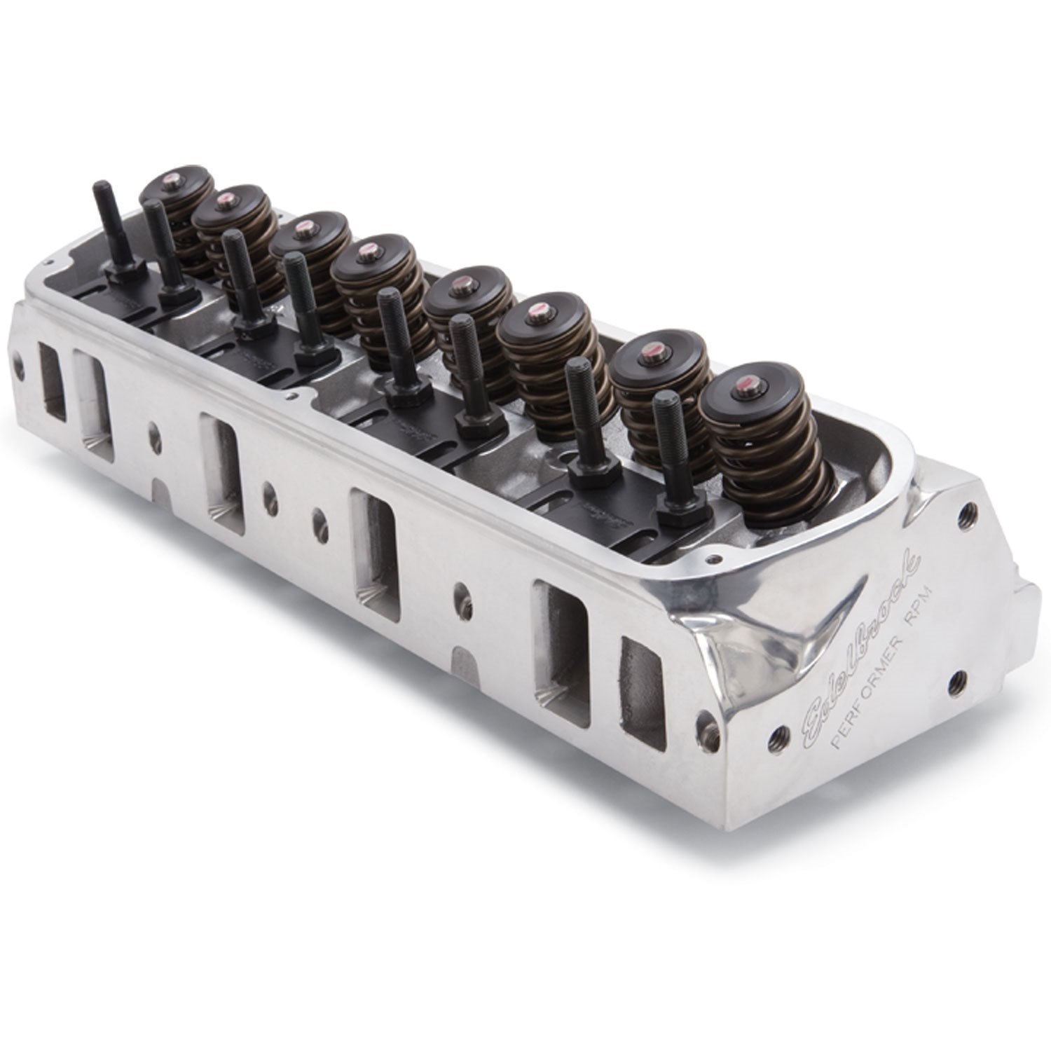 Performer RPM Polished Aluminum Cylinder Head for Small Block Ford
