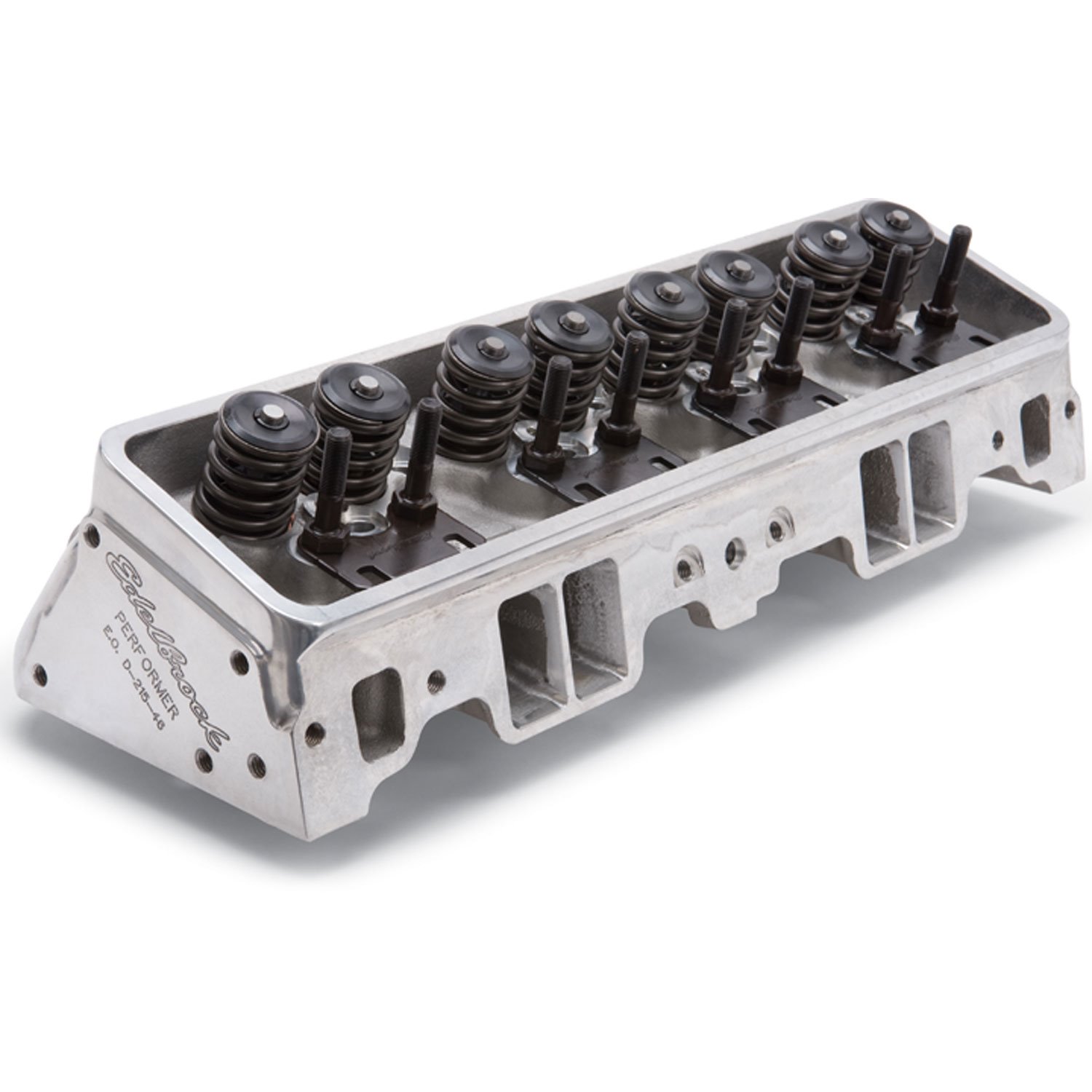 Performer Polished Aluminum Cylinder Heads for 1987-1995 Small Block Chevy