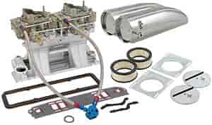 Tunnel Ram Carb and Intake Kit with Scoop Holley 450 cfm carburetors