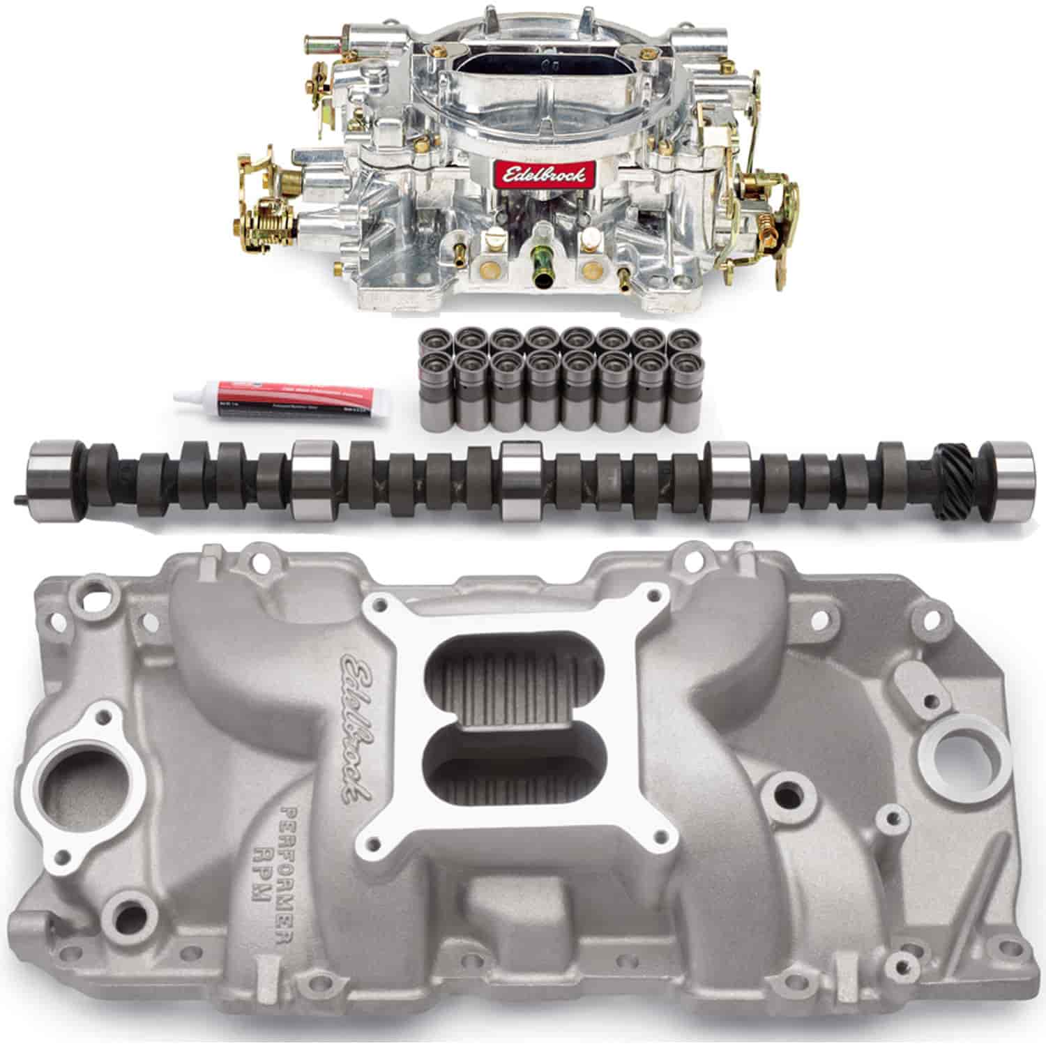 Performer RPM 2-R Power Package Big Block Chevy 396-502 (Rectangular Port) Includes: