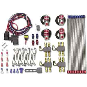 Victor Direct Port Nitrous Kit for V8 100-250 HP with E2 Nozzles