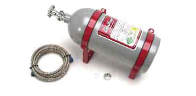10lb. Nitrous Bottle Red Powder-Coated Hinged Steel Brackets